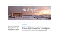 Desktop Screenshot of biotope.no